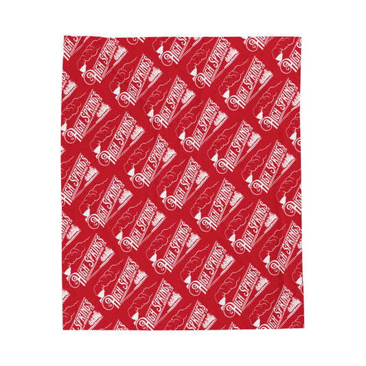 HSBC Logo Velveteen Plush Blanket