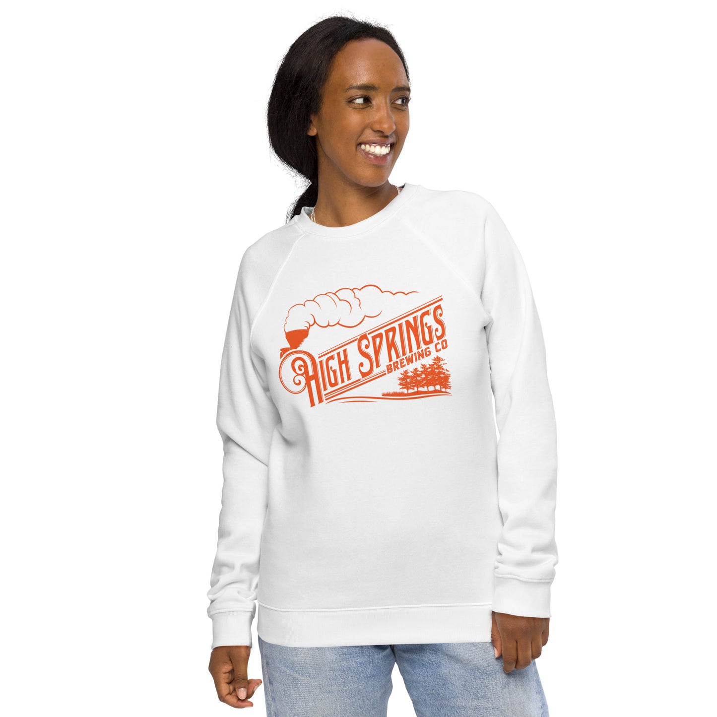 HSBC Nature Unisex organic raglan sweatshirt