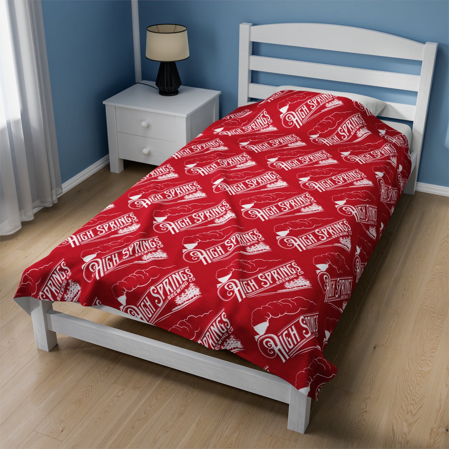 HSBC Logo Velveteen Plush Blanket
