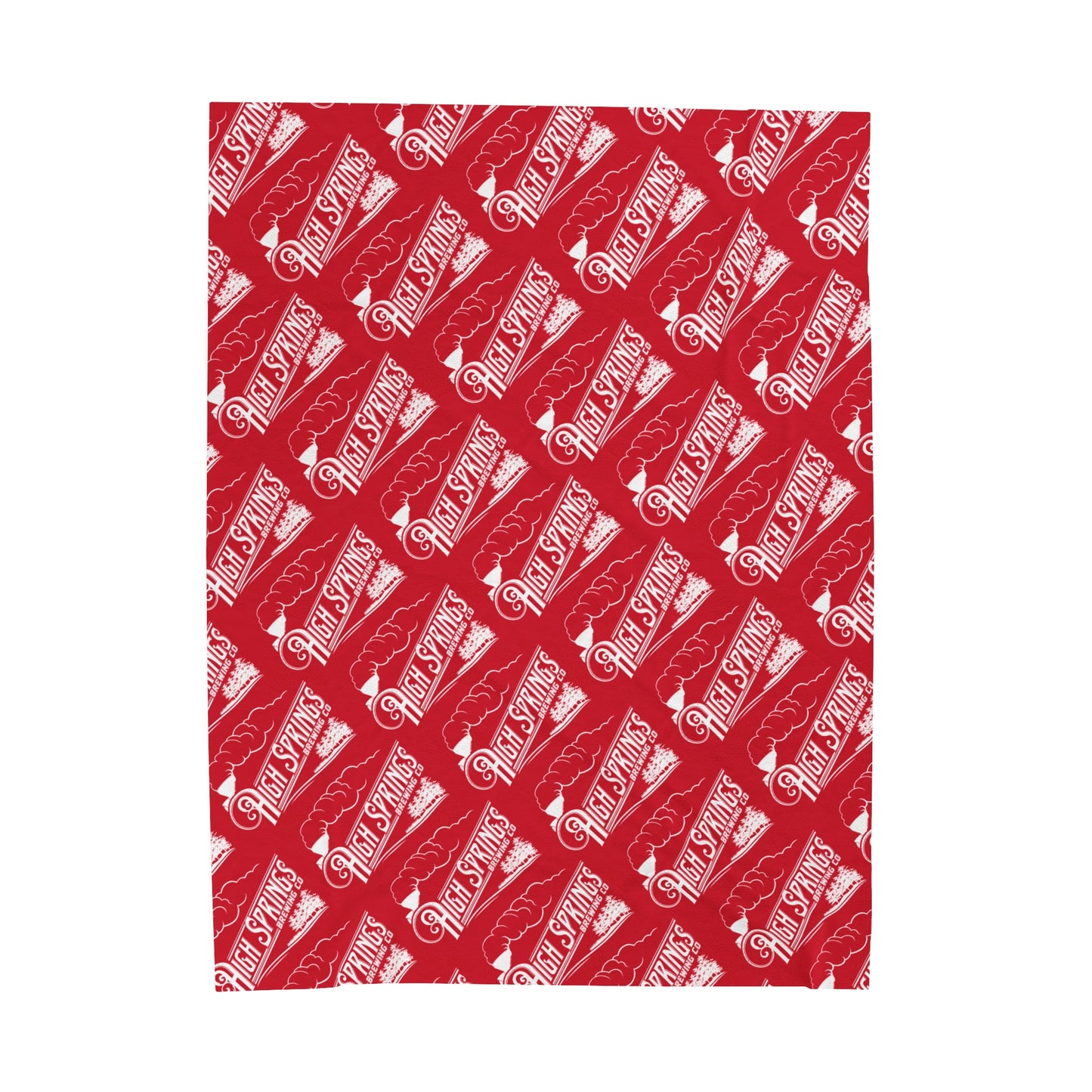 HSBC Logo Velveteen Plush Blanket