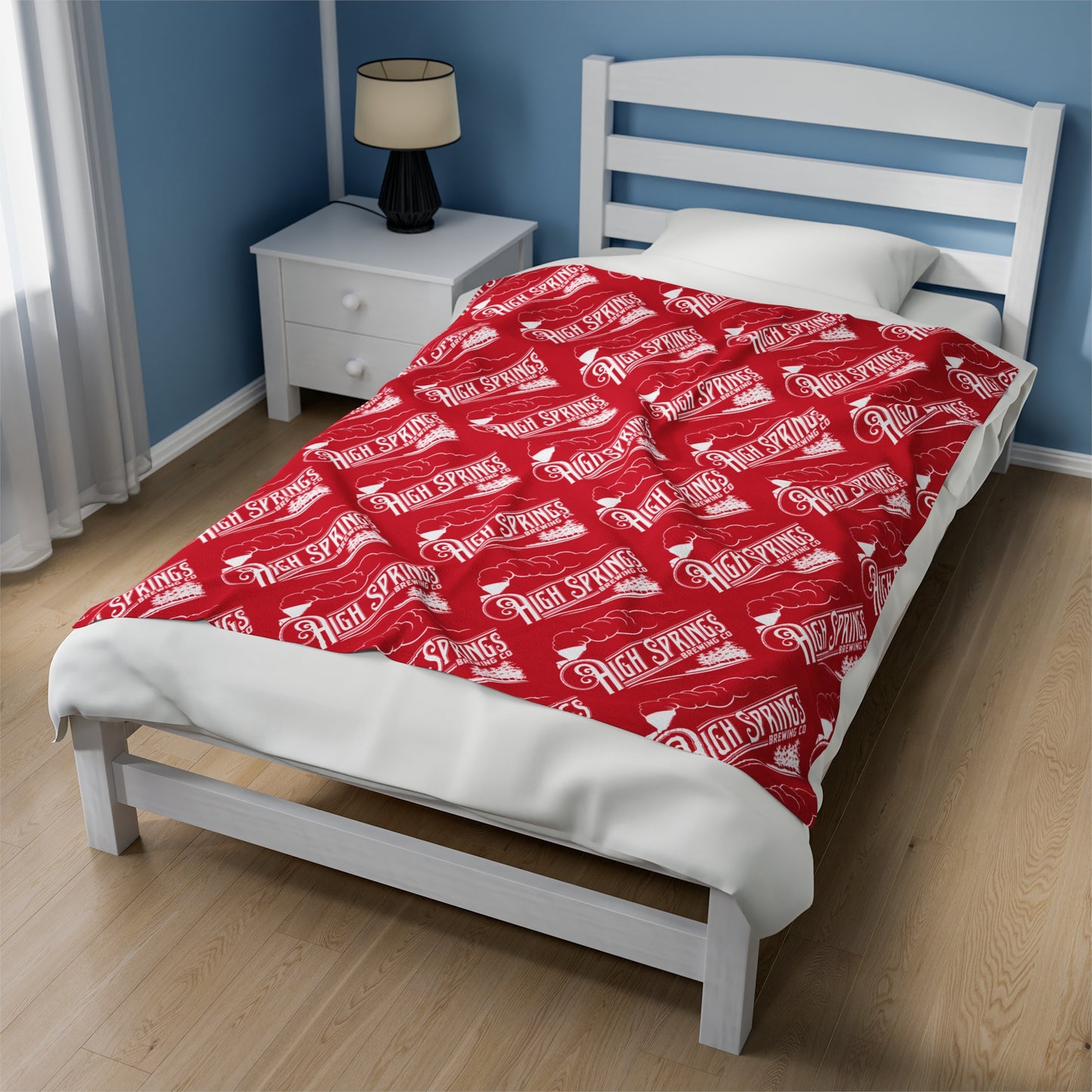 HSBC Logo Velveteen Plush Blanket