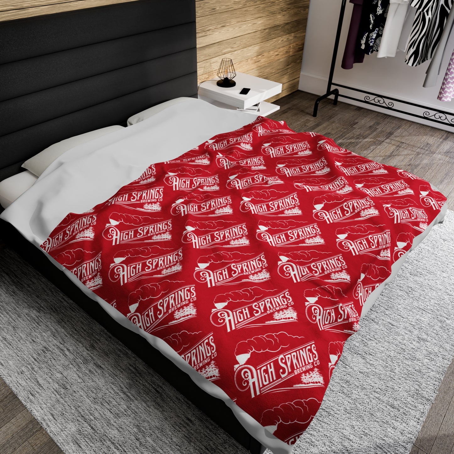 HSBC Logo Velveteen Plush Blanket