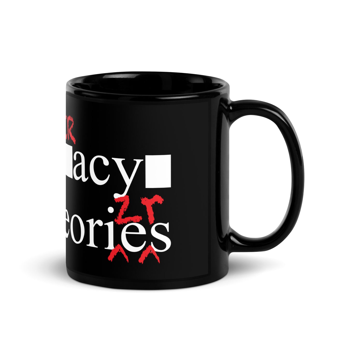 ConsBEERacy Theorizers Black Glossy Mug