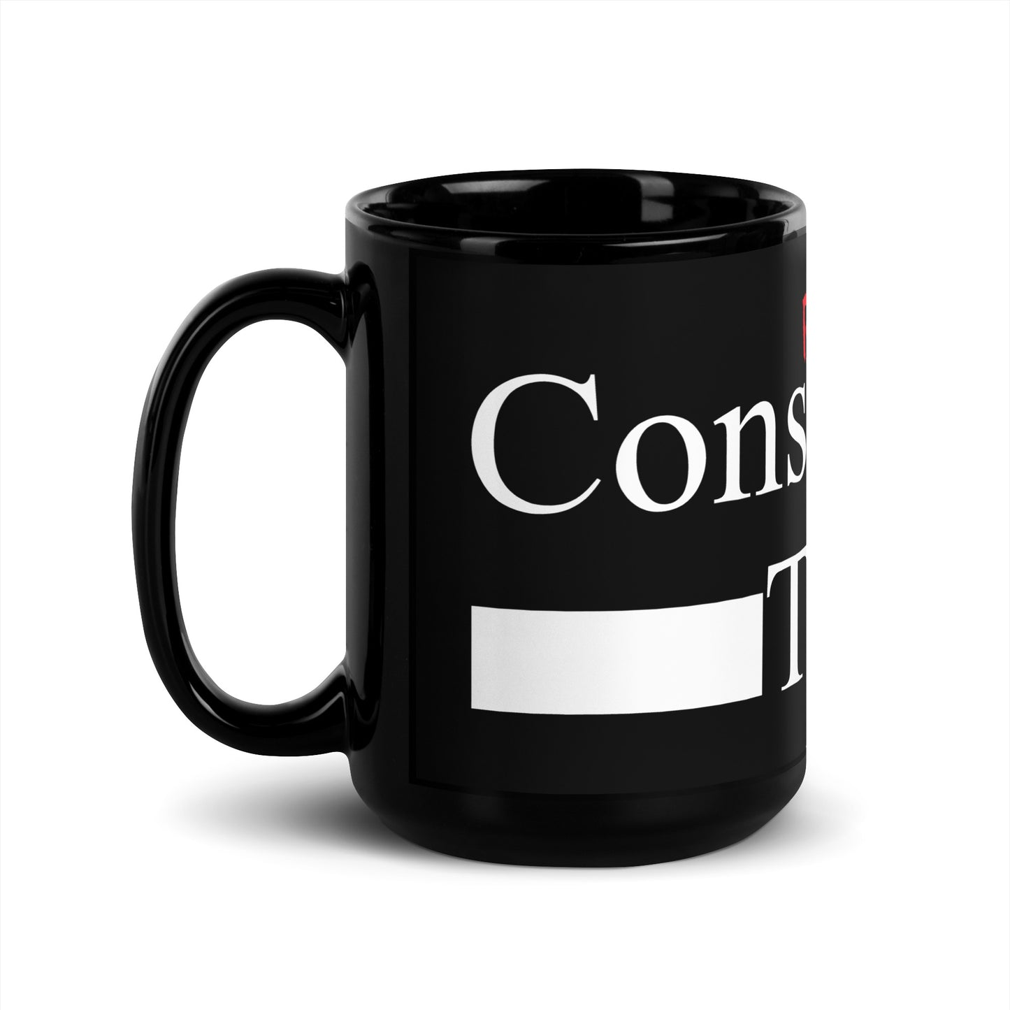 ConsBEERacy Theorizers Black Glossy Mug