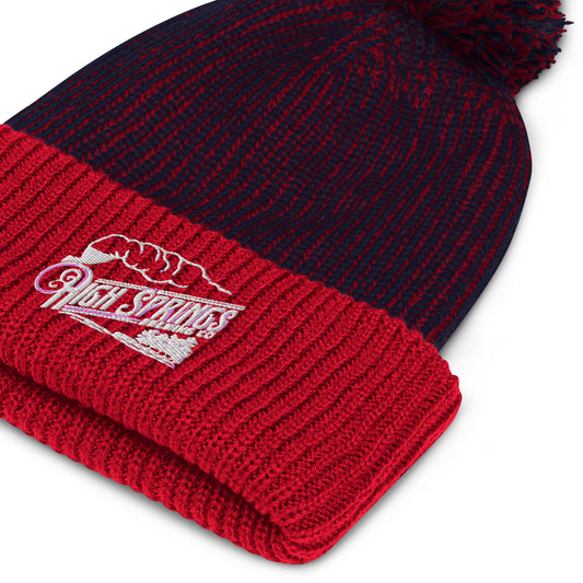 HSBC Embroidered Logo Pom-Pom Beanie